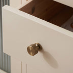 A Hometouch bar cabinet pull in antique brass finish features a rectangular profile, serving as functional hardware for kitchen, bar, and furniture cabinetry installations.