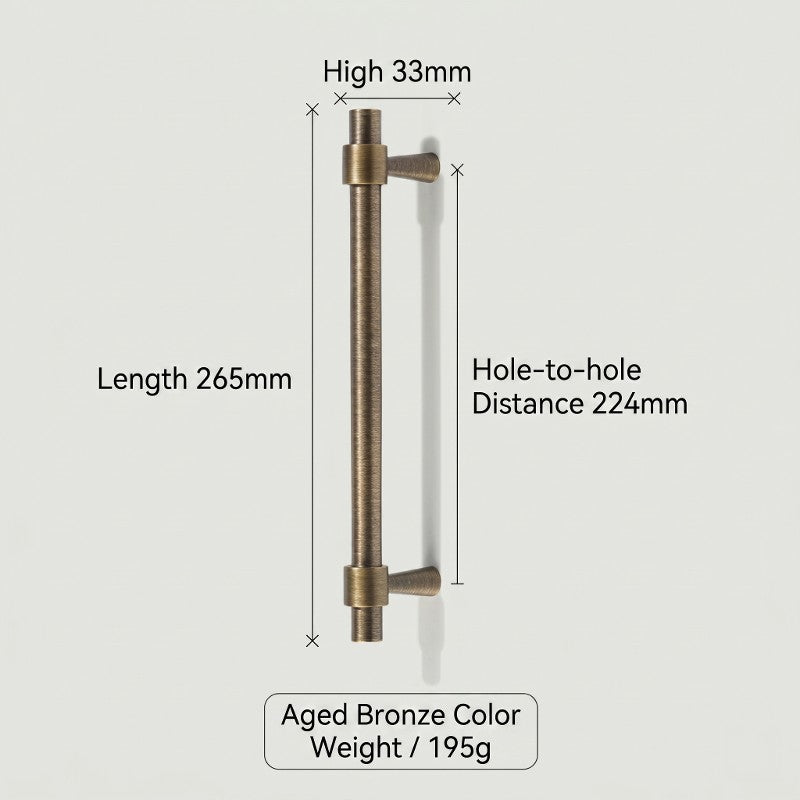 A Hometouch antique brass cup pull handle for cabinet hardware, featuring an oval shape with aged metallic finish ideal for kitchen cabinet and furniture applications.