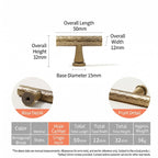 KENSINGTON Hammered Solid Brass Kitchen & Cabinet Handles