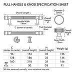 Hometouch pull handle with a rectangular bar structure, featuring a technical dimension drawing that indicates a 128mm length, a 32mm width, and a 20mm projection from the mounting surface.