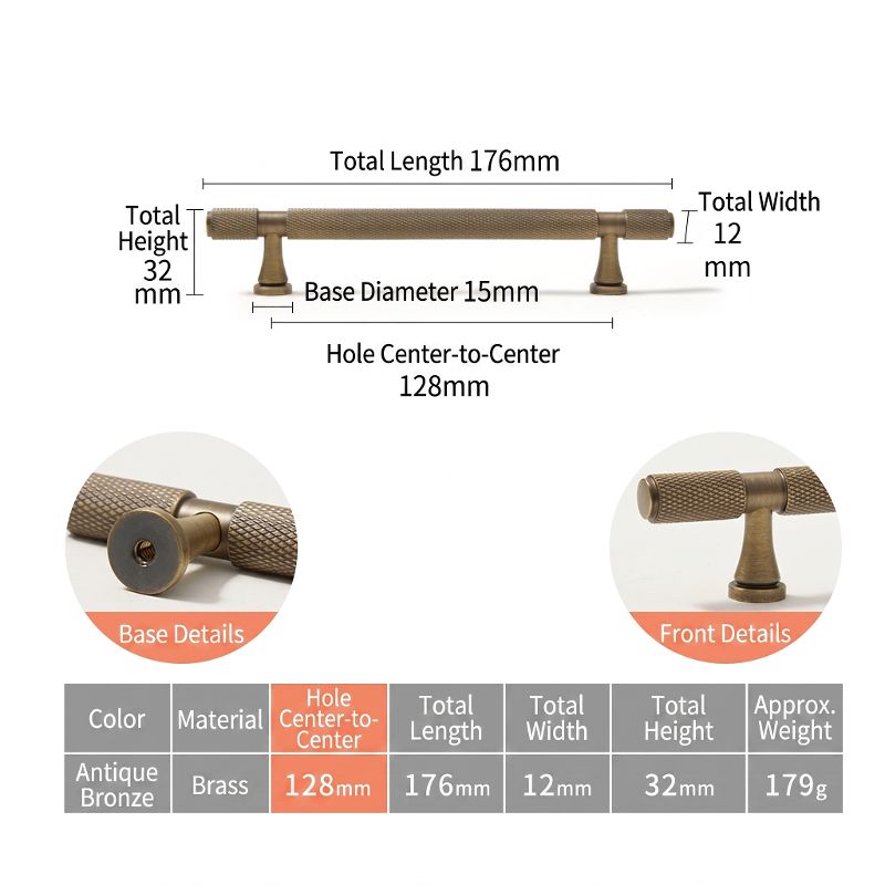 Hometouch's solid brass oval cabinet pull features an antique bronze finish, designed as durable hardware for contemporary furniture and cabinetry applications.